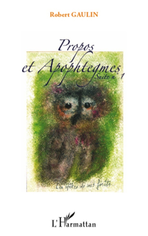 ebook cover of Propos et apophtegmes, by Robert Gaulin