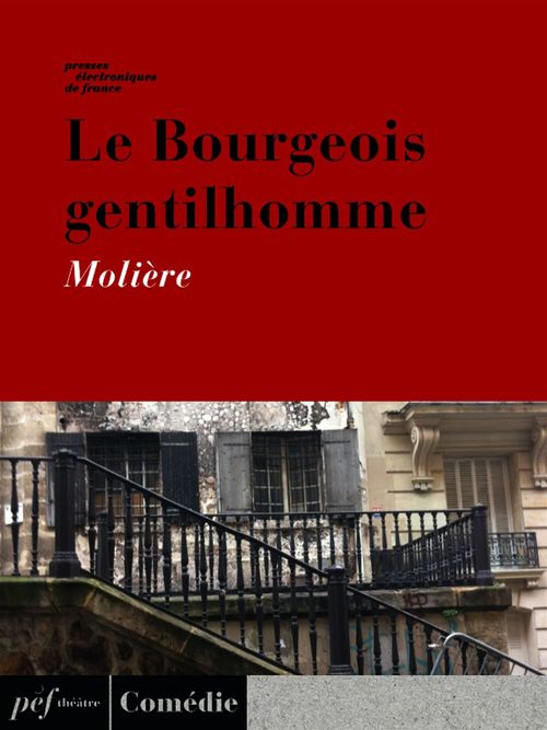 Couverture ebook de Le Bourgeois gentilhomme, de Molière