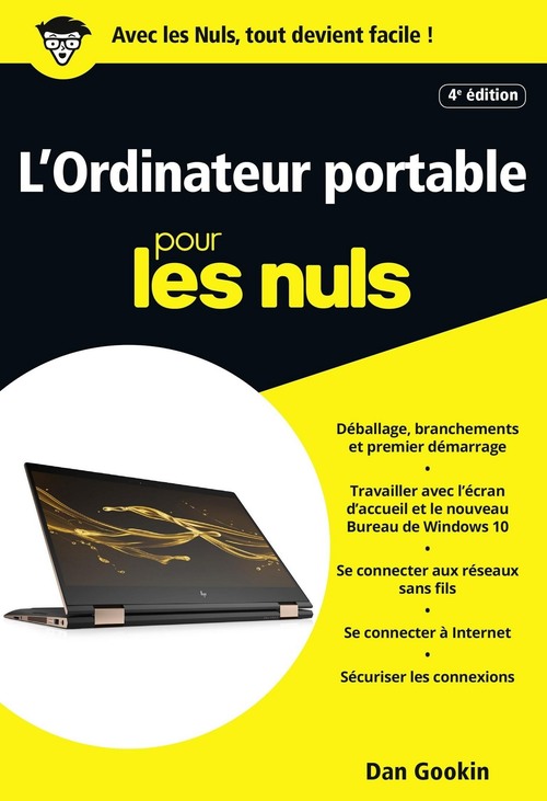ebook cover of L'ordinateur portable Poche Pour les Nuls, 3e, by Dan Gookin