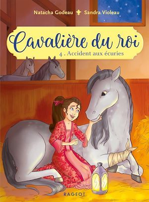 Couverture ebook de Cavalière du roi - Accident aux écuries, de Natacha Godeau