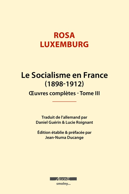 Couverture ebook de Le Socialisme en France, de Rosa Luxemburg