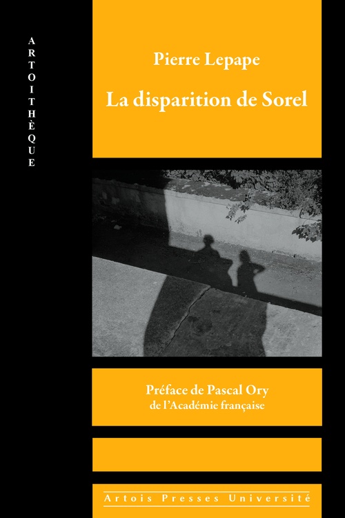 Couverture ebook de La disparition de Sorel, de Pierre Lepape