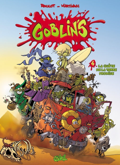 Couverture ebook de Goblin's T04 - La Quête de la terre promise, de Tristan Roulot