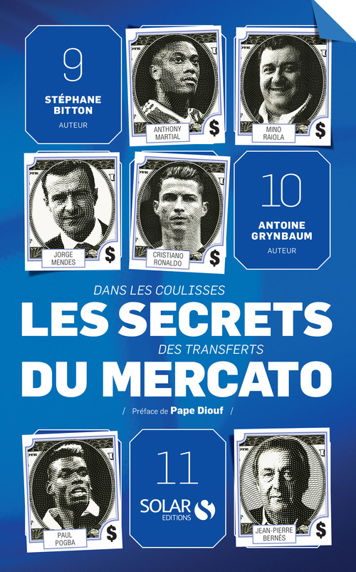 ebook cover of Les dessous du mercato, by Stéphane Bitton, Antoine Grynbaum