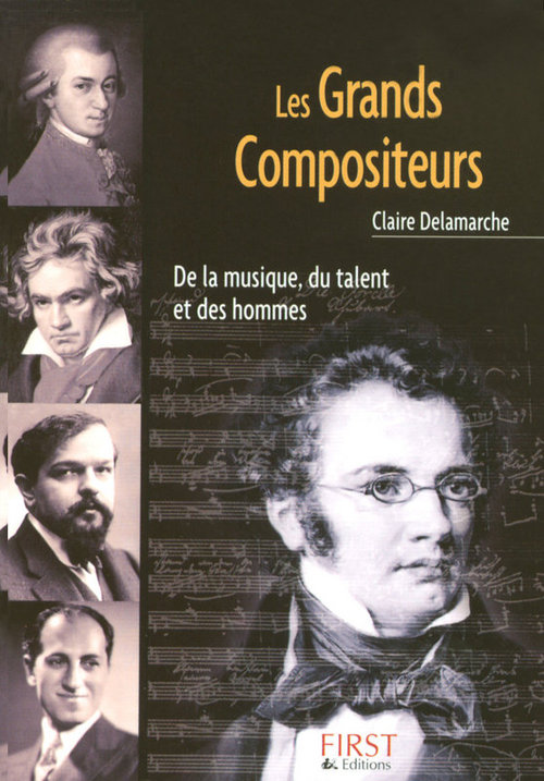 Couverture ebook de Le petit livre de - les grands compositeurs, de Claire Delamarche