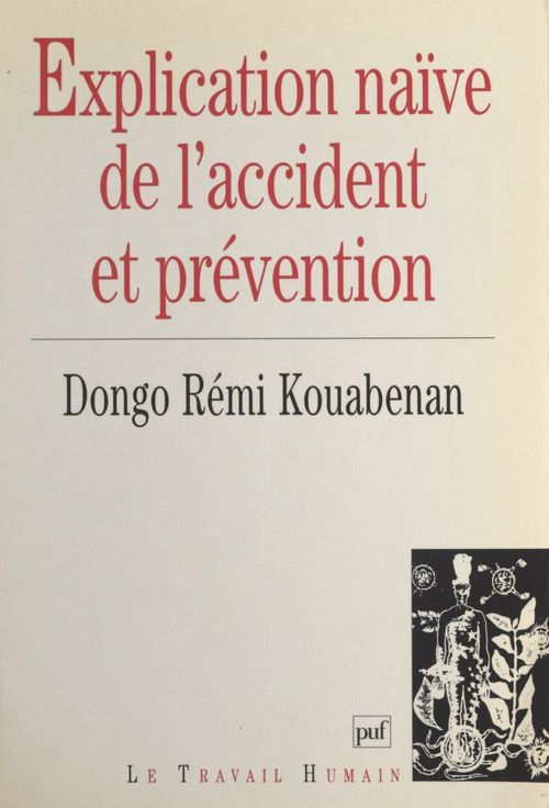 ebook cover of Explication naïve de l'accident et prévention, by Dongo Rémi Kouabenan