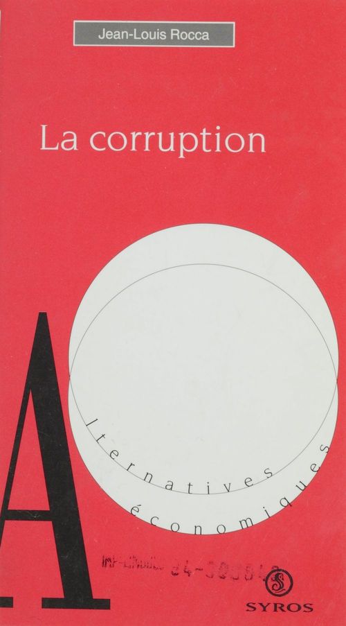 ebook cover of La corruption, by Jean-louis Rocca