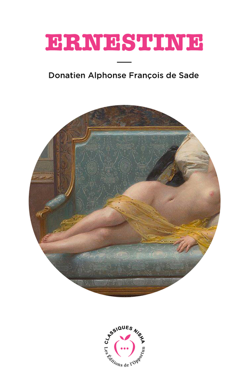 ebook cover of Ernestine, by Donatien Alphonse De Sade