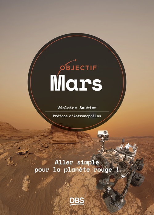 Couverture ebook de Objectif Mars, de Violaine Sautter