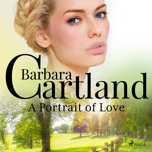 audiobook cover of A Portrait of Love, by Barbara Cartland