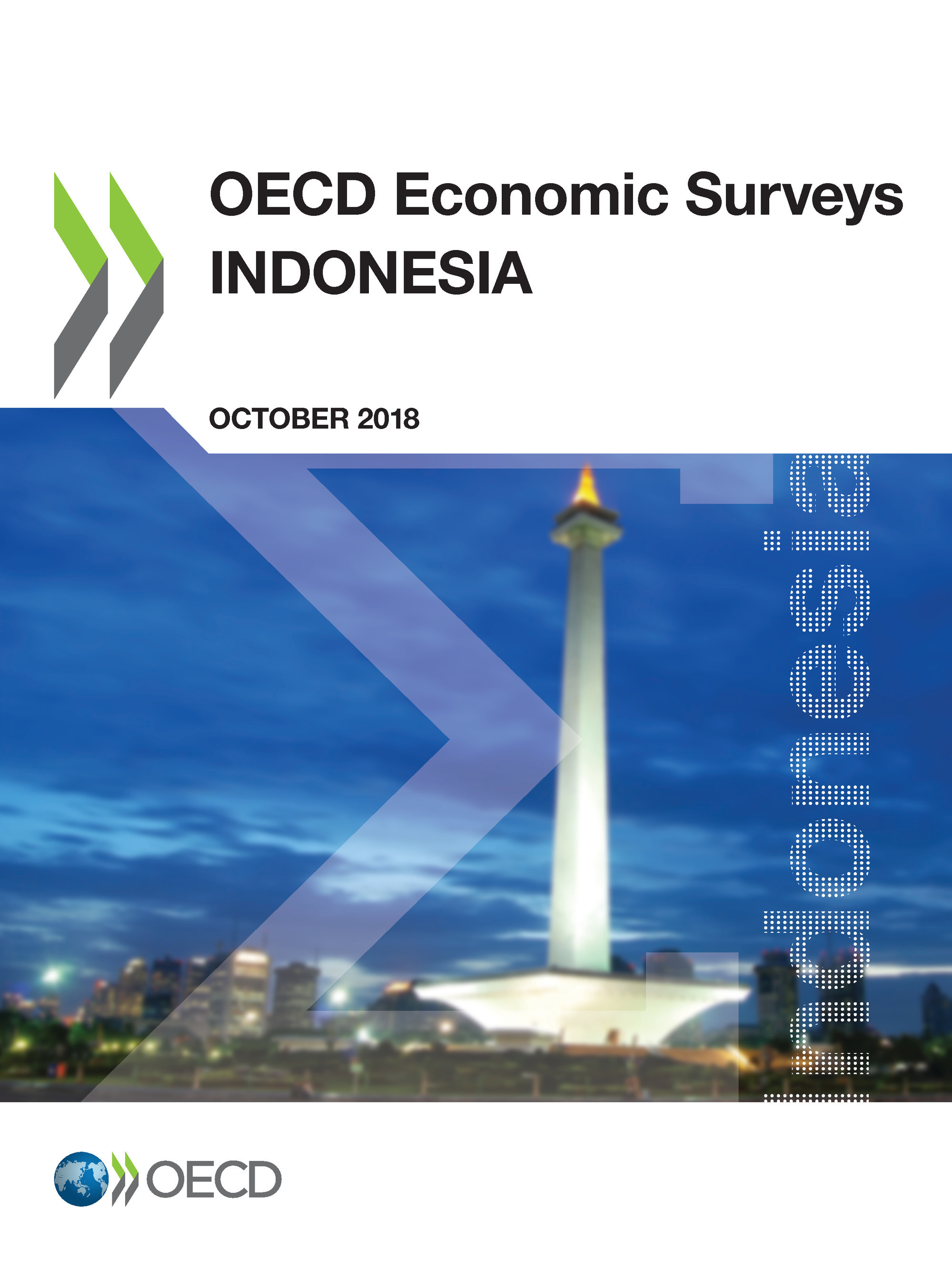 Couverture ebook de OECD Economic Surveys: Indonesia 2018, de Collectif