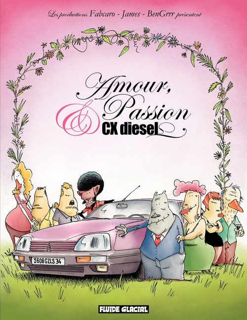 ebook cover of Amour, passion et CX Diesel (Saison 1), by Fabcaro, James