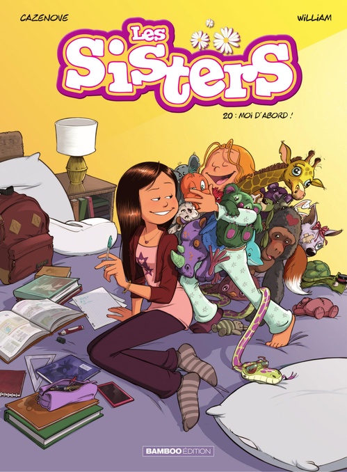 Couverture ebook de Les Sisters - Tome 20 - Moi d'abord !, de William Maury, Christophe Cazenove