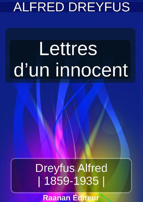 Couverture ebook de Lettres d´un innocent, de Alfred Dreyfus