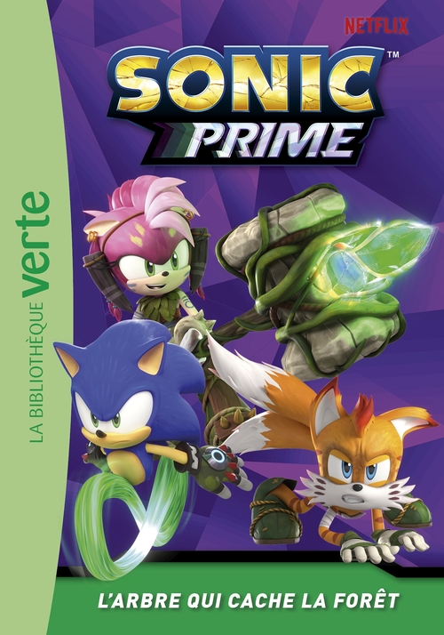 Couverture ebook de Sonic Prime 04 - L'arbre qui cache la forêt, de SEGA