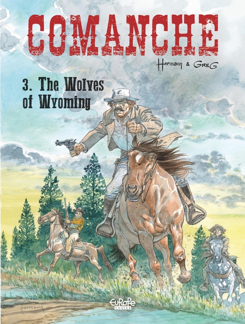 ebook cover of Comanche - Volume 3 - The Wolves of Wyoming, by Greg
