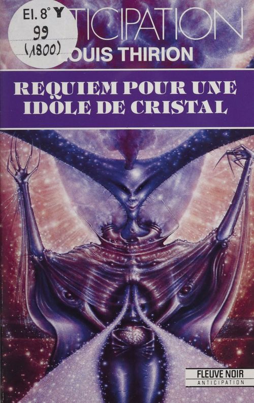 Couverture ebook de Requiem pour une idole de cristal, de Louis Thirion