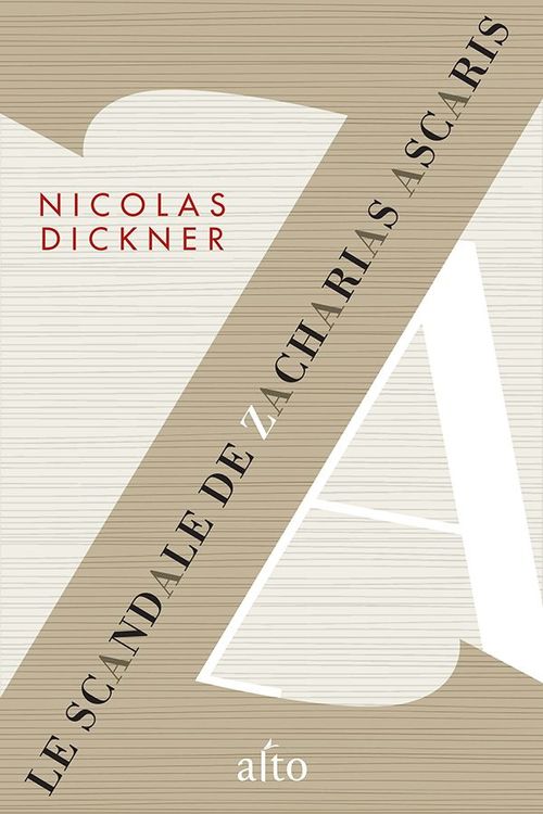ebook cover of Le scandale de Zacharias Ascaris, by Nicolas Dickner
