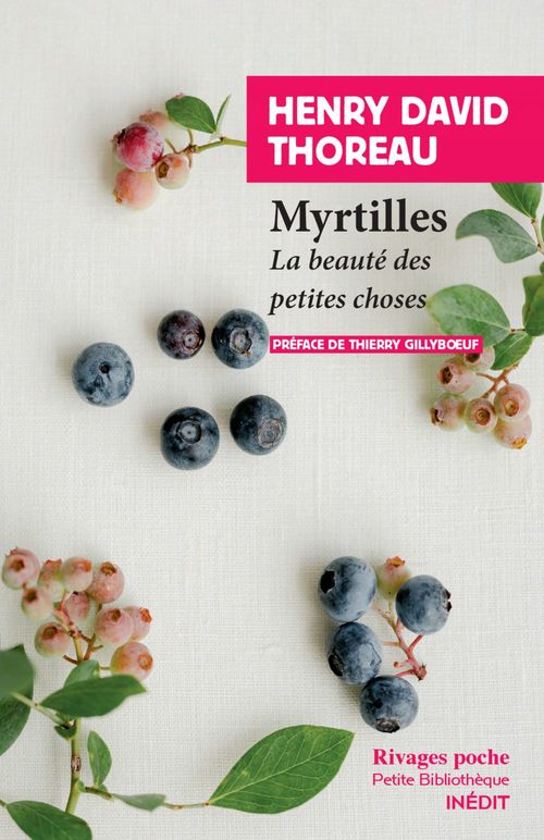 ebook cover of Myrtilles, by Henry David Thoreau