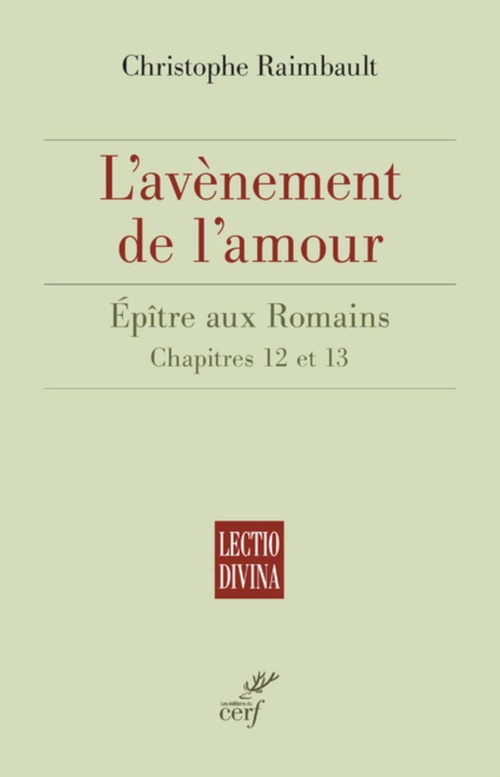 ebook cover of L'AVÈNEMENT DE L'AMOUR, by Christophe Raimbault