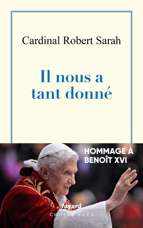 Couverture ebook de Il nous a tant donné, de Robert Sarah