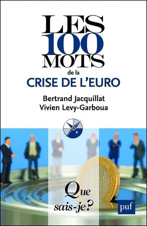 ebook cover of Les 100 mots de la crise de l'euro, by Bertrand Jacquillat, Vivien Levy-Garboua