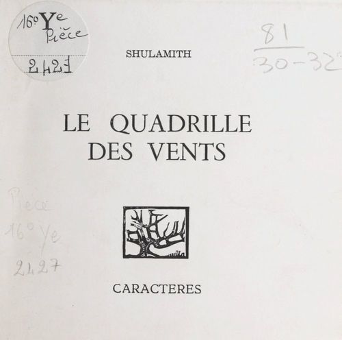 Couverture ebook de Le quadrille des vents, de Weston Shulamith