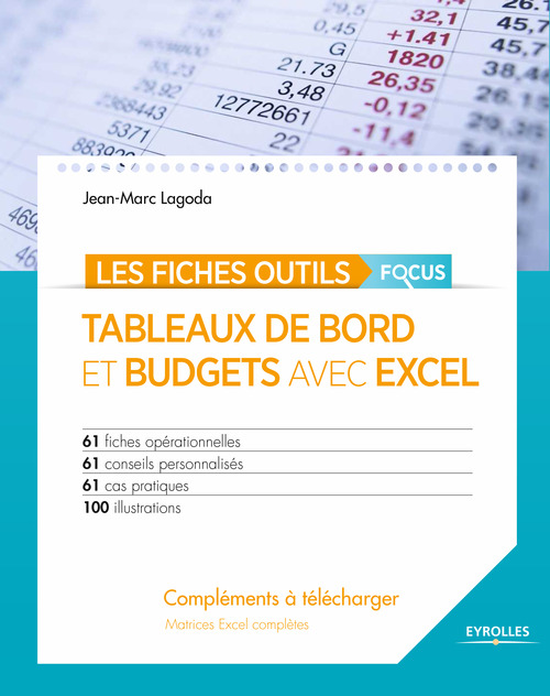Couverture ebook de Tableaux de bord et budgets avec Excel - Focus, de Jean-Marc Lagoda