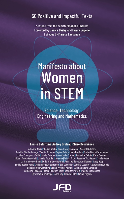 Couverture ebook de Manifesto about Women in STEM, de Audrey Groleau, Claire Deschenes, Louise Lafortune