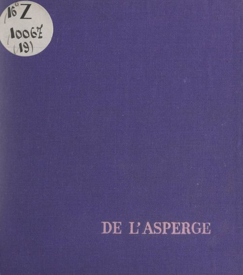 Couverture ebook de Célébration de l'asperge, de Robert Jullien Courtine