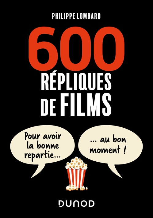 ebook cover of 600 répliques de films, by Philippe Lombard