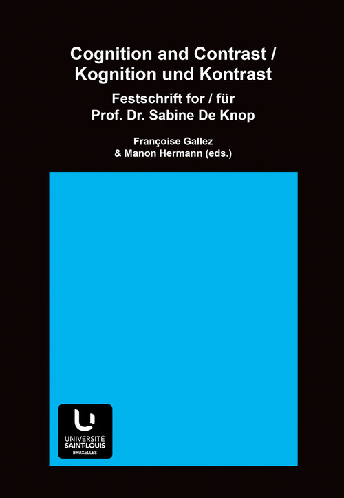 ebook cover of Cognition and Contrast, by