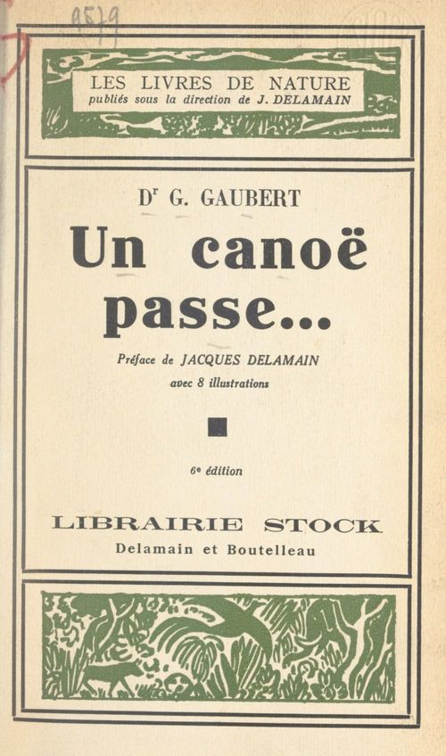 ebook cover of Un canoë passe..., by G. Gaubert
