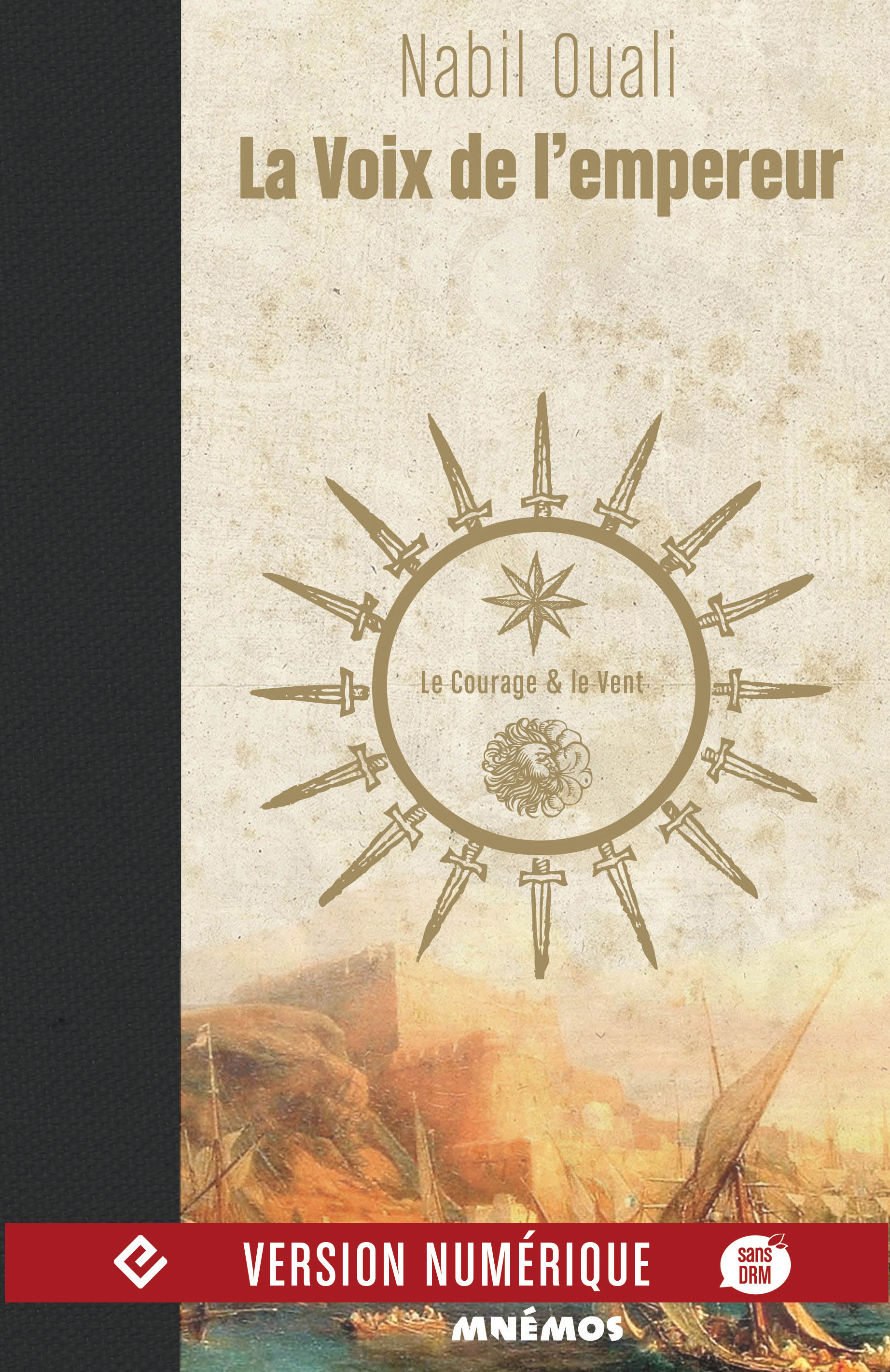 ebook cover of Le Courage et le Vent, by Nabil Ouali