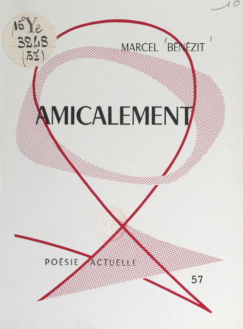 ebook cover of Amicalement, by Marcel Benezit
