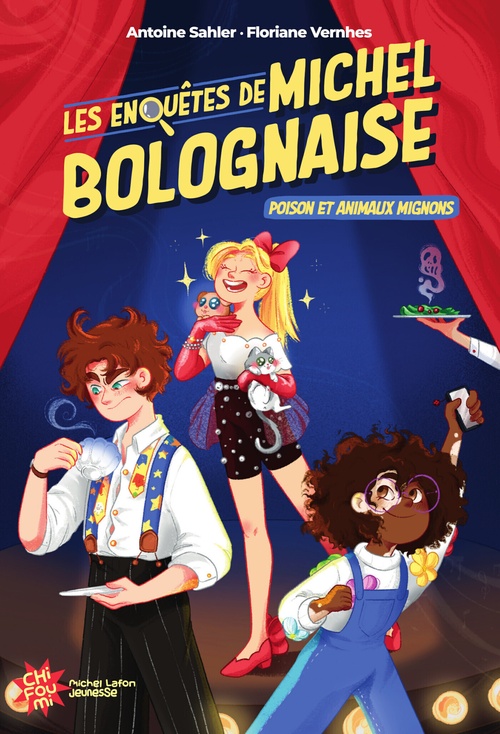 ebook cover of Les enquêtes de Michel Bolognaise - Tome 2 Poison et animaux mignons, by Antoine Sahler, Floriane Vernhes