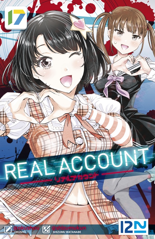 Couverture ebook de Real Account - tome 17, de Okushou, Shizumu Watanabe