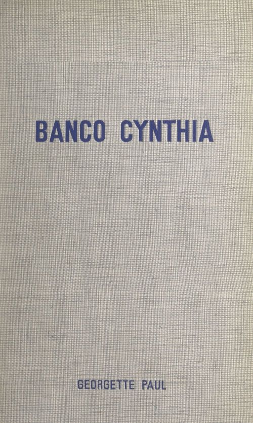 ebook cover of Banco Cynthia, by Georgette Paul