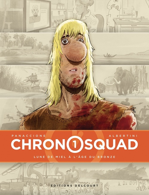 Couverture ebook de Chronosquad T01 - Lune de miel à l'âge du bronze, de Giorgio Albertini, Grégory Panaccione