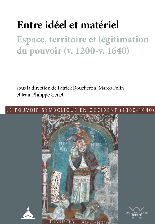 ebook cover of Entre idéel et matériel, by Patrick Boucheron, Marco Folin, Jean-Philippe Genêt