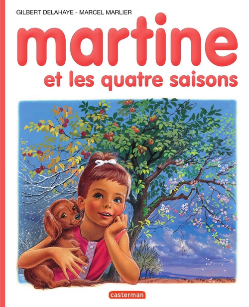 Couverture ebook de Martine et les quatre saisons, de Gilbert Delahaye, Marcel Marlier