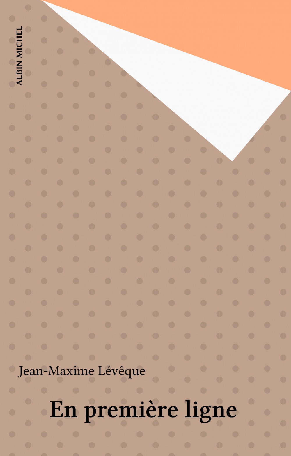 Couverture ebook de En première ligne, de Jean-maxime Lévêque