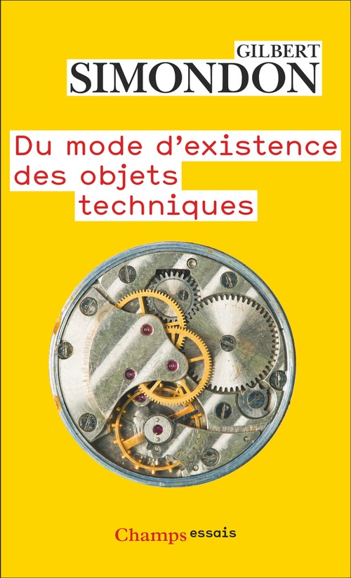 Couverture ebook de Du mode d'existence des objets techniques, de Gilbert Simondon
