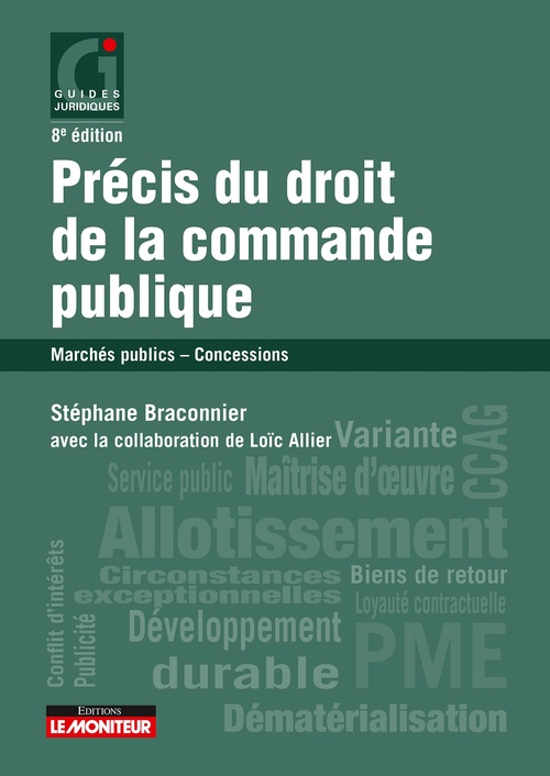 Couverture ebook de Précis du droit de la commande publique, de Stéphane Braconnier