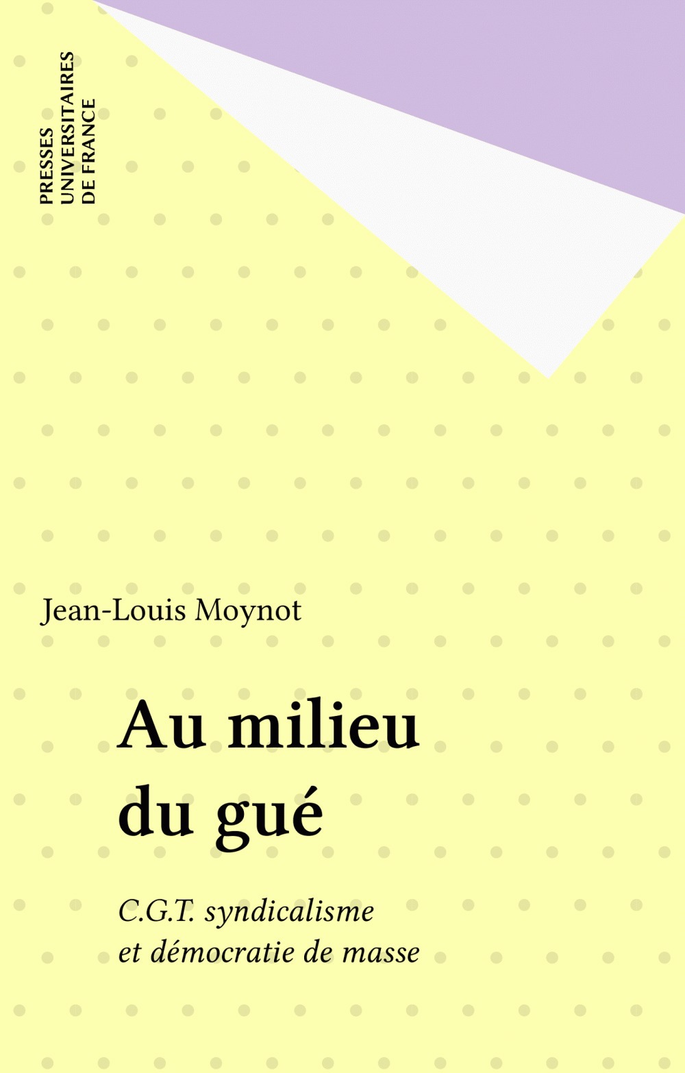 Couverture ebook de Au milieu du gué, de