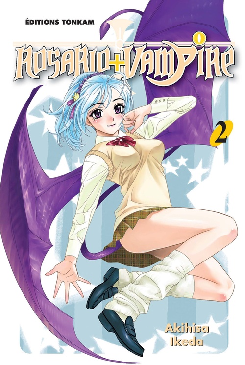 Couverture ebook de Rosario + Vampire T02, de Akihisa Ikeda