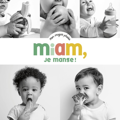 ebook cover of Mon imagier photos- Miam, je mange !, by Studio Périllou