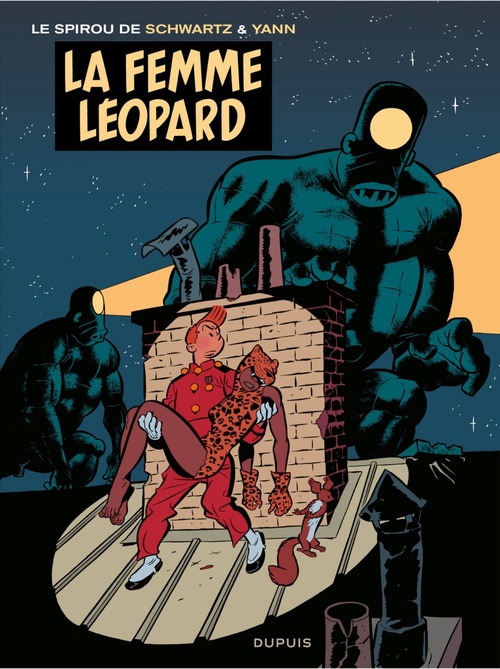 ebook cover of Le Spirou de Schwartz & Yann - La Femme léopard, by Yann, Schwartz
