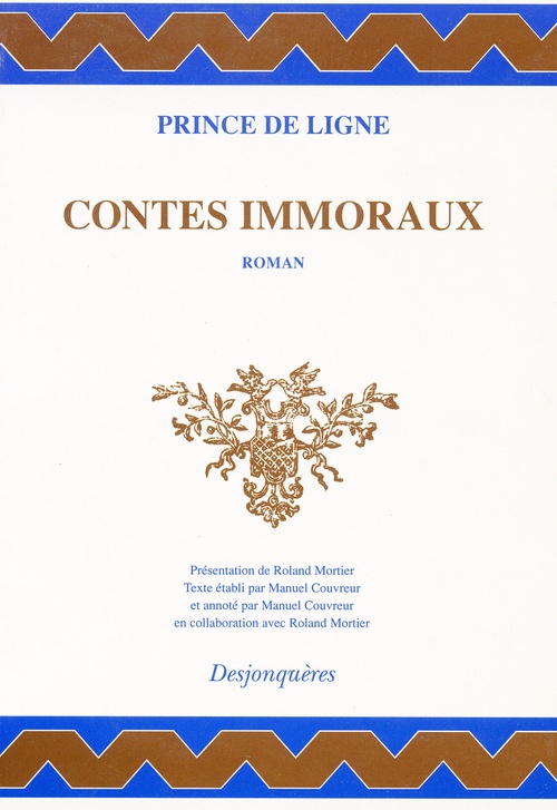 Couverture ebook de Contes immoraux, de Charles joseph Ligne