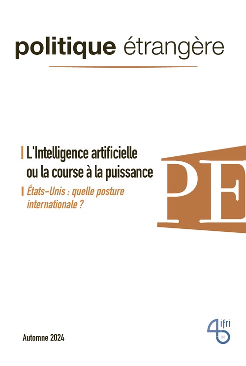 Couverture ebook de L'Intelligence artificielle ou la course à la puissance, de Collectif